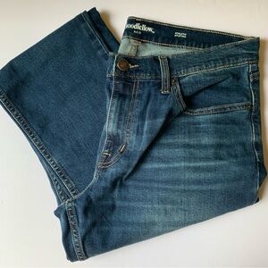 Goodfellow & Co. Men’s Athletic Jeans Dark Wash 34W x 32L